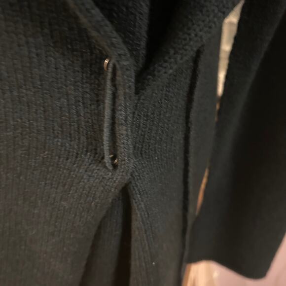 Vince NWT Blue Hooded Yak / Wool  Open Cardigan Sweater Womens Size Small - Picture 5 of 8